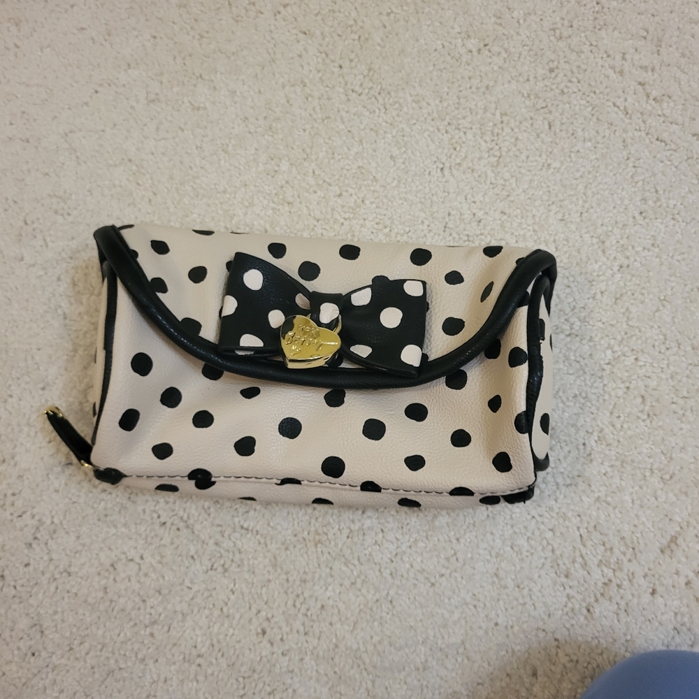 Betsey Johnson Polka Travel Case